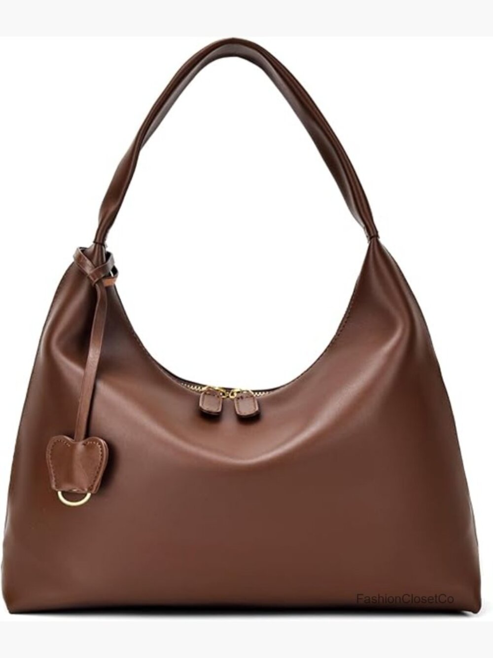 Women Slouchy Hobo Purse Vegan Leather Crescent Tote Bag Everyday Handbag